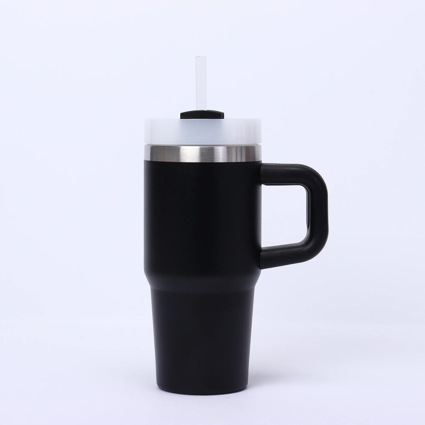 14oz Stainless Steel Tumbler with Handle & Straw - Gift Ready