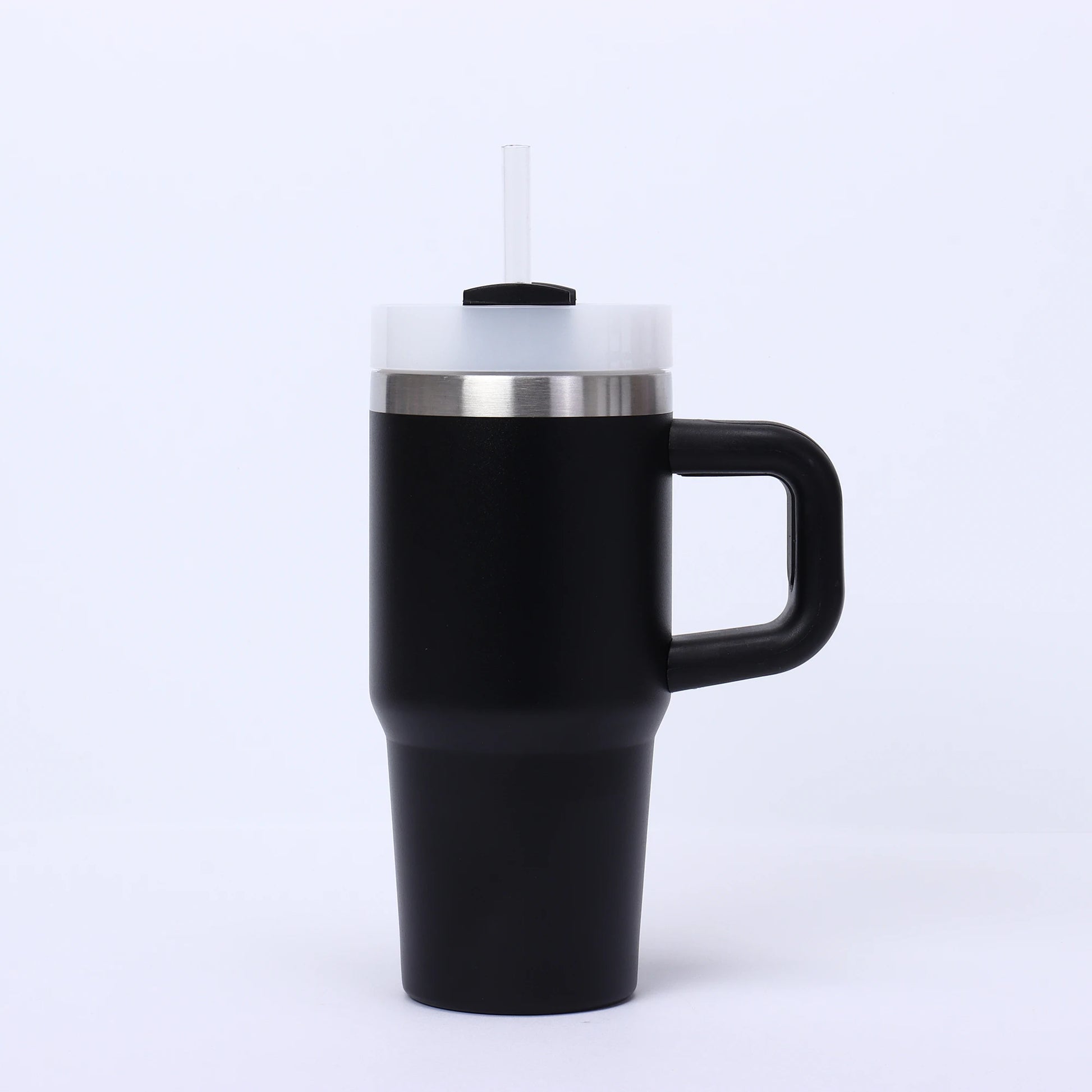 14oz Stainless Steel Tumbler with Handle & Straw - Gift Ready