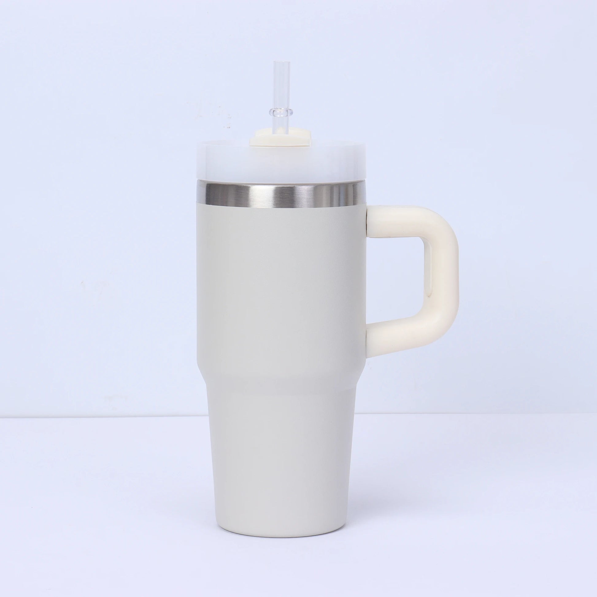 14oz Stainless Steel Tumbler with Handle & Straw - Gift Ready