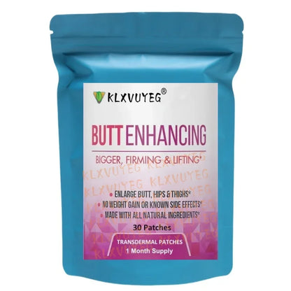 Curve Butt Enhancement Transdermal Patches Butt Enhancer Glute Growth - Aguaje, Wild Yam, Dong Quai