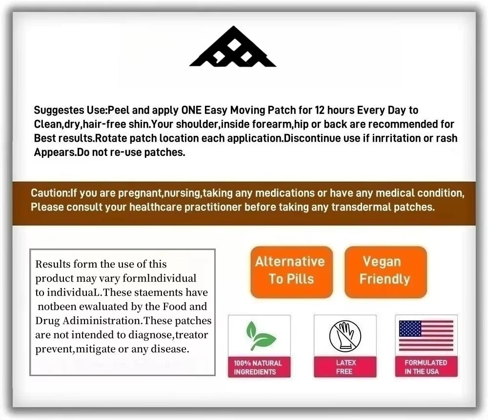 30 Patches Premium Butt Enhancement Transdermal Patches Used to Tighten, Tighten and Elevate the Buttocks